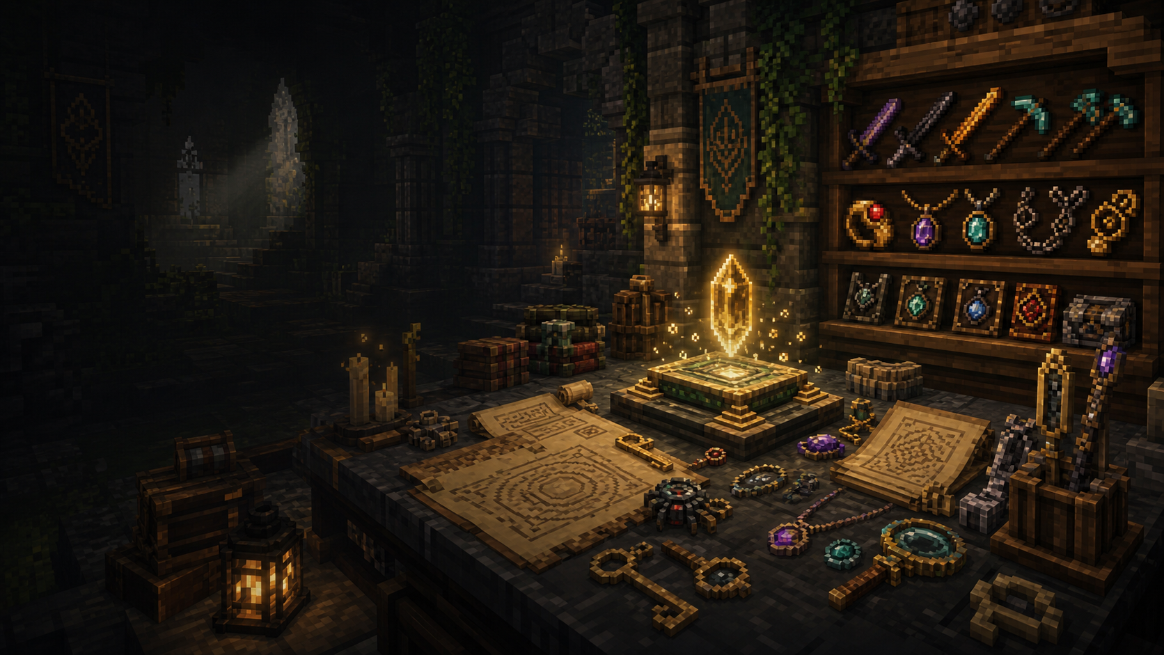 โต๊ะ artifact และไอเทมหายากในซากอารยธรรมของ Mythmere